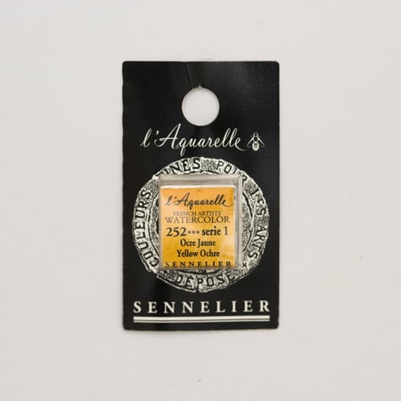UPC: 3046450113737 | Sennelier French Artists Watercolor Half Pan Yellow Ochre S1