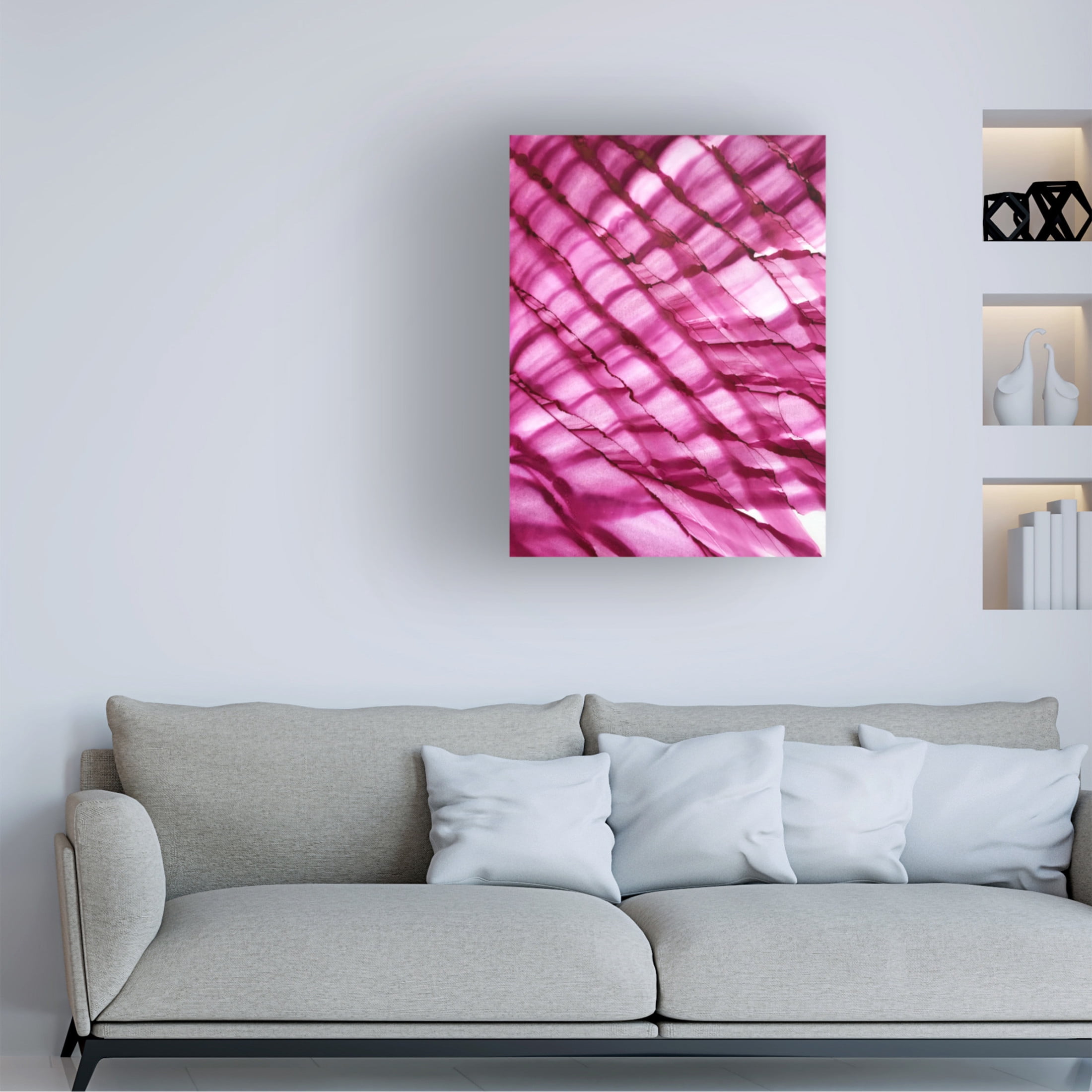 Trademark Fine Art Tara Mann Raspberry Ripple Canvas Wall Art