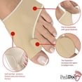 thumbnail image 5 of PediDoc Bunion Corrector Bunion Relief Orthopedic Hallux Valgus Splint Gel Toe Separator for Realignment Cushioned Bunion Pad Splint Brace for Men and Women (Small), 5 of 6