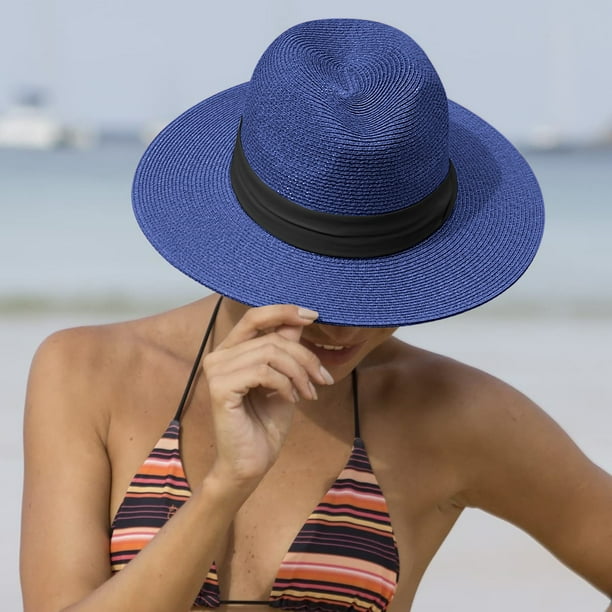 Sombrero de verano para mujer, protección solar, playa, ala ancha
