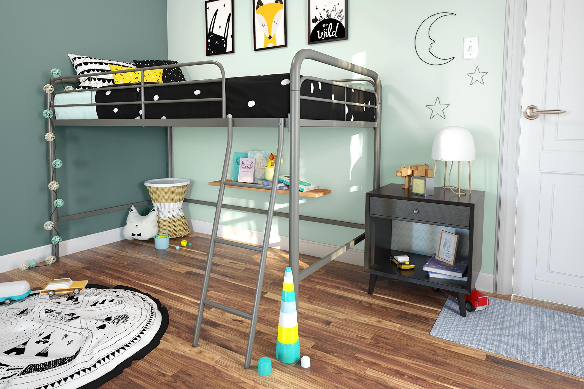 dhp junior loft bed with slide