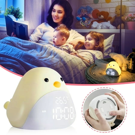 

〖TOTO〗Led Light Led Light Bird Clock Lazy Alarm Digital Alarm Clock Night Light Night Time Small Appliances