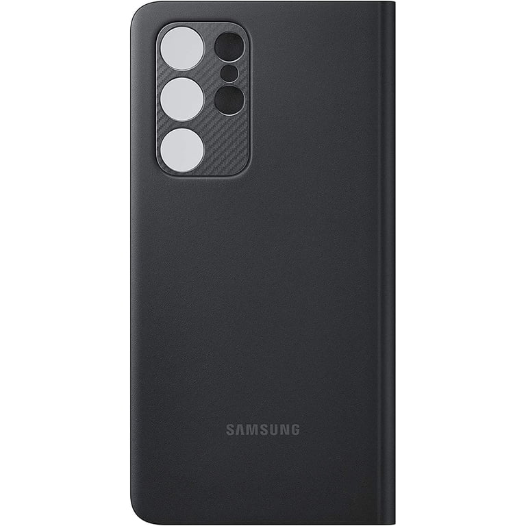 Samsung S-View Flip Case with S-Pen, Black, for Galaxy S21 Ultra