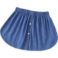 thumbnail image 1 of Adjustable Layering Fake Top Lower Sweep, Half-Length Splitting a Version Versatile Fake Hem, 1 of 6