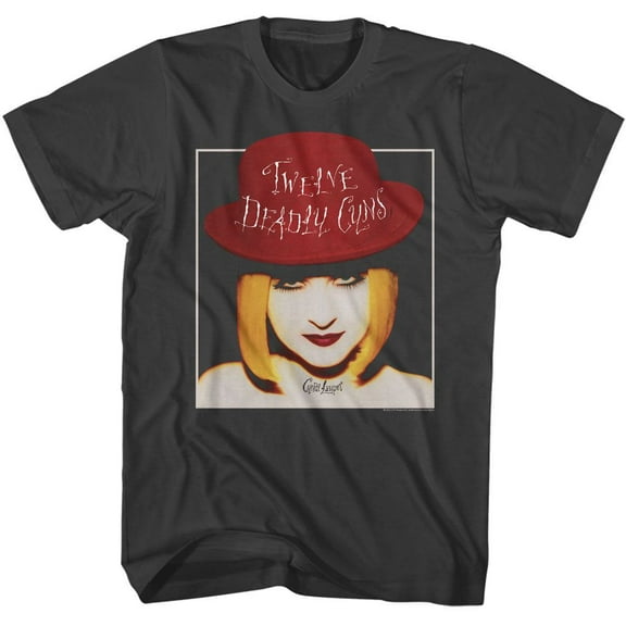 Cyndi Lauper Twelve Deadly Guns Men's T Shirt - S, Charcoal
