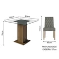 thumbnail image 3 of Juego de Comedor Mesa con 4 Sillas Madesa Noemi MP, 3 of 5