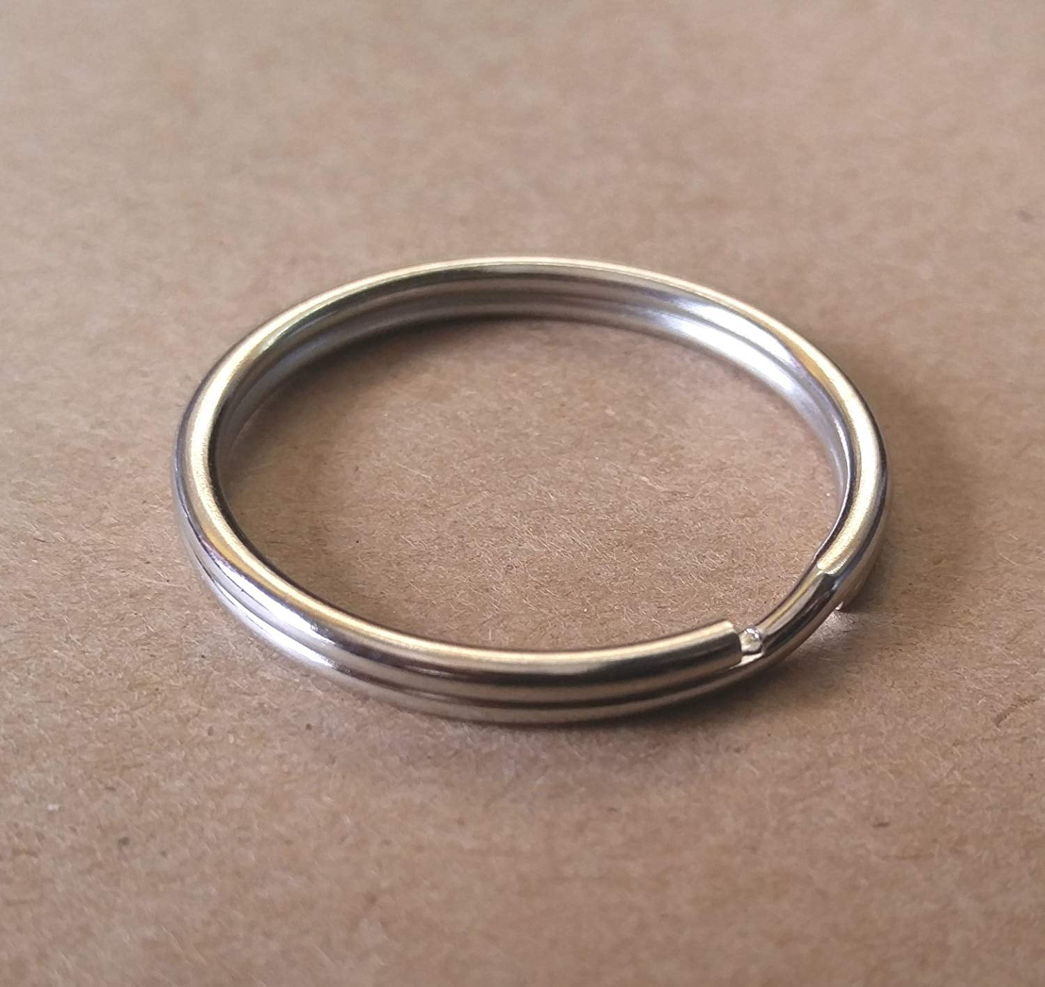 Bulk 1000 Pack - 1" Key Rings - Heat Treated & Lead Free - Heavy Duty & Durable Premium Split Ring Keychains by Specialist ID