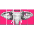 thumbnail image 2 of Elephant avec Écouteurs - Art Animal Contemporain sur Toile, 2 of 3