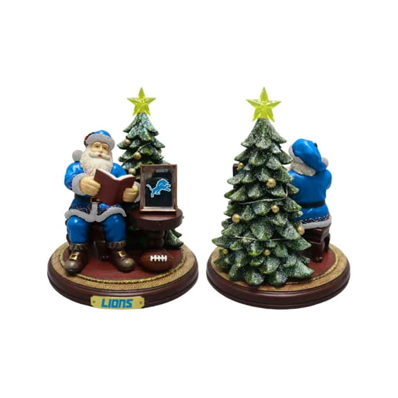 The Memory Company Detroit Lions Christmas Story Santa Figurine