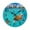 A, variant on Ocean Marine Animal Wall Clock MDF Wooden Silent Non Ticking Round Hanging Clock Sea Decor Clock for Living Room Bedroom