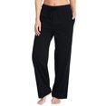 thumbnail image 2 of Pantalones de Pijama para Mujer Active Life de Forro Polar Talla Grande Negro, 2 of 2