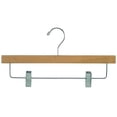 thumbnail image 2 of International Hanger Wooden Natural Pants Hanger, 50 Pack, 2 of 2
