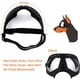 thumbnail image 5 of Gafas para perros, gafas para mascotas, gafas impermeables, resistentes al viento y con protección UV para perros medianos y grandes - Negras, 5 of 5