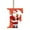 F, variant on dajkiuy Christmas Tree Ornaments Christmas Initial with Santa Claus Personalized DIY Christmas 26 Letters Ornaments 3.15 inch Christmas Decoration Xmas Tree Hanging Decor(E)