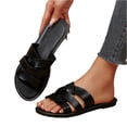 thumbnail image 6 of Women’s Open-Toe Hollow Flat Sandals, Comfortable Casual Slippers for Summer Beach & Outdoor Fashion, 37, 6 of 6