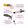 thumbnail image 5 of Curling Iron Set, Professional 6 in 1 Curling Wand with Hair Straightener Brush, Dual Voltage Hair Curler Wave Wand with Ceramic Barrel, Heating Hair, 5 of 5