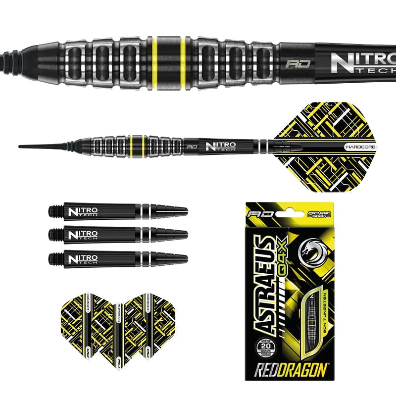 ASTRAEUS 18 gram barrel/20 gram full Q4X TORPEDO 90% Tungsten SOFT TIP
