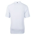 thumbnail image 3 of Men's Cutter & Buck White South Florida Bulls Big & Tall Virtue Eco Pique Tile Print Recycled Polo, 3 of 3
