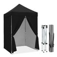 thumbnail image 3 of COOS BAY 5x5 Pop-up Instant Outdoor Canopy with 4 Side Wall Panels, Portable Lightweight Tent with Carry Bag, Black, 3 of 9