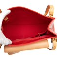 thumbnail image 4 of Pre-Owned Louis Vuitton Monogram Vernis Skein Bay GM Shoulder Bag M91287 Rouge Red Patent..., 4 of 6