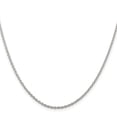 thumbnail image 2 of Auriga Fine Jewelry 925 Sterling Silver 1.95 mm Cable Chain Necklace for Women 16", 2 of 6