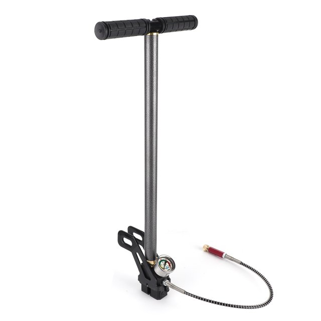 Bomba Manual Para Neumáticos, Base Plegable, Tamaño Compacto, Portátil, Función De Separación De Aceite Y Agua, Bomba Manual Para Motocicletas Para Kayaks Inflables ANGGREK 3 Stage Hand Pump