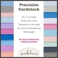 thumbnail image 3 of Cardstock 12x12 Variety Pack, 60 Sheets | 80lb Premium Textured Scrapbook Paper, Solid Core | Acid Free Double Sided Card Stock for Paper Crafts, Embossing, Cardmaking | Winter Colors, 3 of 8