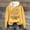 Yellow, variant on QUINDOS Womens Hoodies with Zippers Fleece Sweatshirts for Women Casual Long Sleeve Crew Neck Graphic Pullover Tops