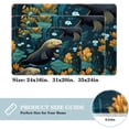 thumbnail image 2 of Platypus Polyester Non-Slip Office Chair Mat Bath Rugs Floor Rugs Machine Washable, 2 of 6