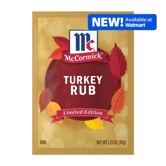 McCormick Turkey Rub, 1.25 oz Packet