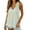 White, variant on SHenli Built In Bra Tank Tops for Women 3/4 Length Sleeve Button Down Shirts Lace Crochet Boho Spring Vacation Outfits Tees