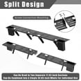thumbnail image 4 of TV Top Shelf with Storage Boxes for Screen and Accessories for Soundbar, Media Boxes, Game Consoles, and More, 34.65×4.33inch, Adjustable Steel, 4 of 7