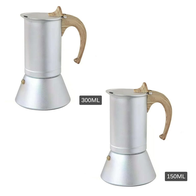 Miumaeov 6-Cup 300ml Electric Espresso Coffee Maker Stainless Steel Moka  Pot Coffee Percolators with Electric Stove 110V 