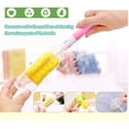 thumbnail image 2 of Heldig 7-Piece Bottle Brush Sponge Wash Bottle, Brush Pacifier Brush Straw Brush Bottle, Clip Bottle Cleaning Brush Set, 2 of 6