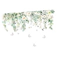 thumbnail image 4 of Hojas pegatinas de pared extraíbles de PVC impermeables 16.93x8.19 "Plantas Calcomanías de pared Mural para el baño de dormitorio Oficina de, 4 of 8