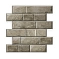 thumbnail image 1 of Mistaha 3 Dimension Brown Brick Water-resistant Moistureproof Removable Self Adhesive Wallpaper Peel & Stick PVC, 1 of 8