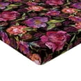 thumbnail image 4 of Ambesonne Floral Fitted Sheet, Peony Flowers Spring Vibes, California King, Purple Pink Salmon, 4 of 5