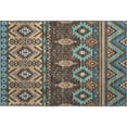 thumbnail image 2 of Addison Rugs Mayfield Premium Machine Washable Transitional Aztec Brown Rectangle Rug, 1'8" x 2'6", 2 of 6
