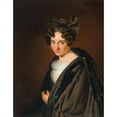 thumbnail image 3 of Anton Einsle 20x24 Black Modern Framed Museum Art Print Titled - Portrait of a Young Lady with a Black Bow in Her Hair (1831), 3 of 5