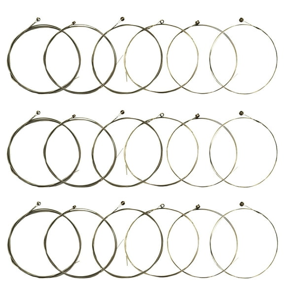 JYsun Electric Guitar Strings 3 Full Sets with Stainless Steel Core Nickel Alloy Wound Nickel-plated Bead Head Including E-1st B-2nd G-3rd D-4th A-5th E-6th