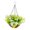 Green, variant on Luzkey Artificial Hanging Flowers in Basket Planter Garden Decor Faux Hanging Plants Flowerpot for Garden Patio Home Porch Courtyard Yellow