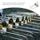 thumbnail image 5 of 10pcs Trumpet Watergate Key Springs Drain Clique Trumpet Accesorios (Plata), 5 of 5