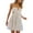 White, variant on Women Flowy Summer Dresses Backless Ruched Sleeveless Dress Ruffle Sexy 2023 A-Line Mini Sundresses
