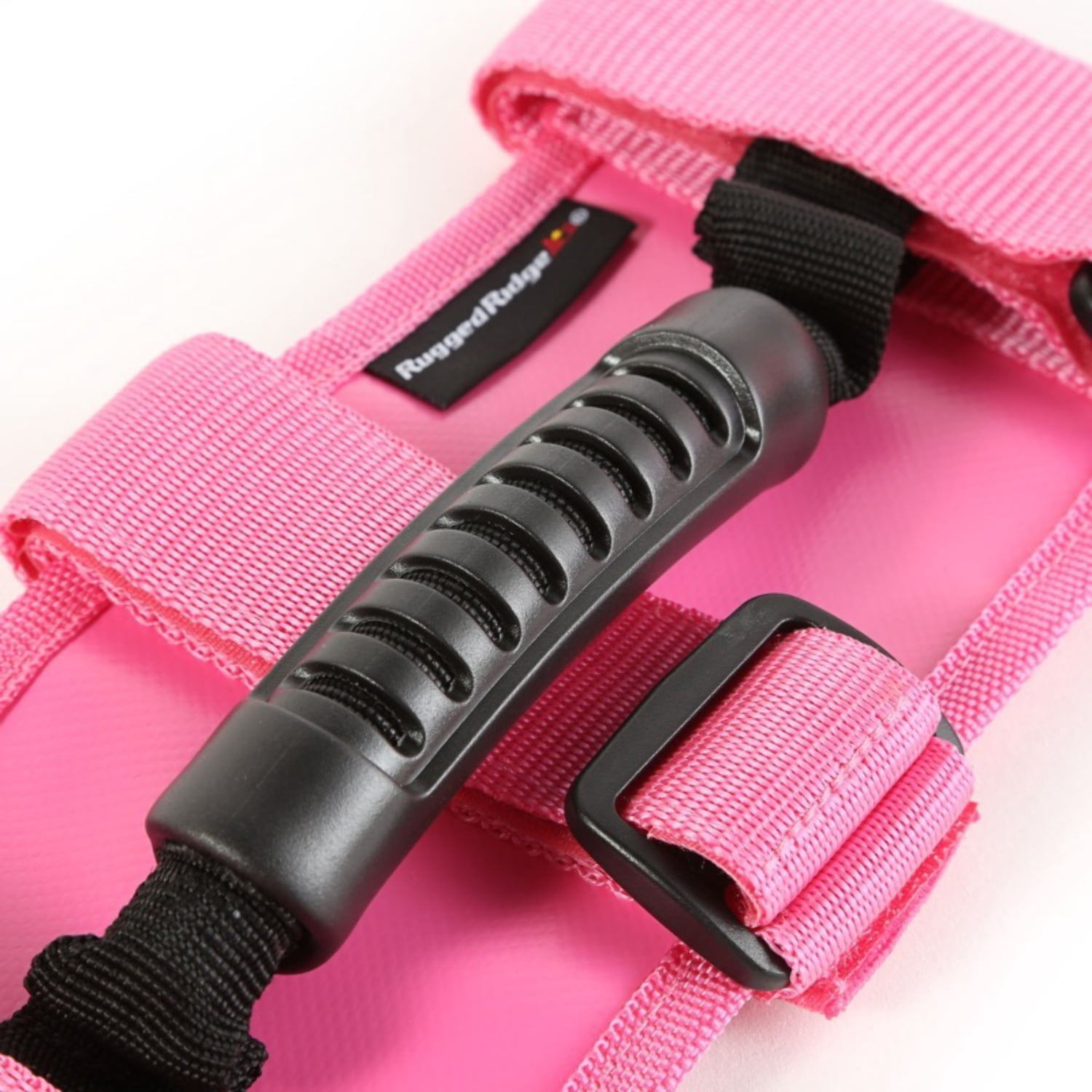 Rugged Ridge 13505.01 Ultimate Grab Handles, Front Single Handle Pair Pink
