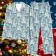 thumbnail image 3 of Puyaiuu Women 2 Piece Christmas Satin Pajama Set Cute Print Long Shirt Loose Shorts Matching Set Loungewear Gift, 3 of 5