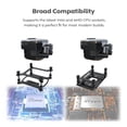 thumbnail image 2 of MONTECH HyperFlow Silent 240 Black Ultra-Quiet AIO Liquid CPU Cooler, 3100RPM Pump, Triple Silent Fans, High-Efficiency Radiator for Superior Heat Dissipation, Intel & AMD Compatible, ARGB-Free, 2 of 4
