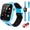 Blue, variant on Smart Watch for Kids, Kids Smartwatch with Two-way Call 10 Games Camera Music Player SOS, Birthday Educational Gift for Age 3-14 Boys Girls, Black