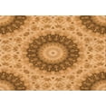 thumbnail image 1 of Ahgly Company Tapis Rectangulaire Orange Lavable en Machine, 2 Pieds x 4 Pieds, 1 of 7