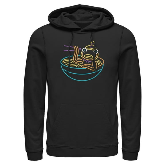 Mens Fortnite Neon Fishstick Ramen Lightweight Hoodie
