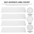 thumbnail image 5 of Boxes Fillers Waterproof Transparent Adhesive Label Holder Back Sticker, 5 of 8